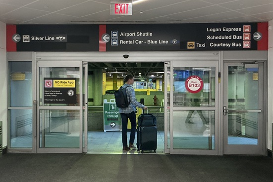 Finding the bus stop at Logan